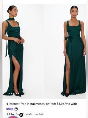 Show Me Your Mumu - Lana Maxi Dress - Deep Emerald